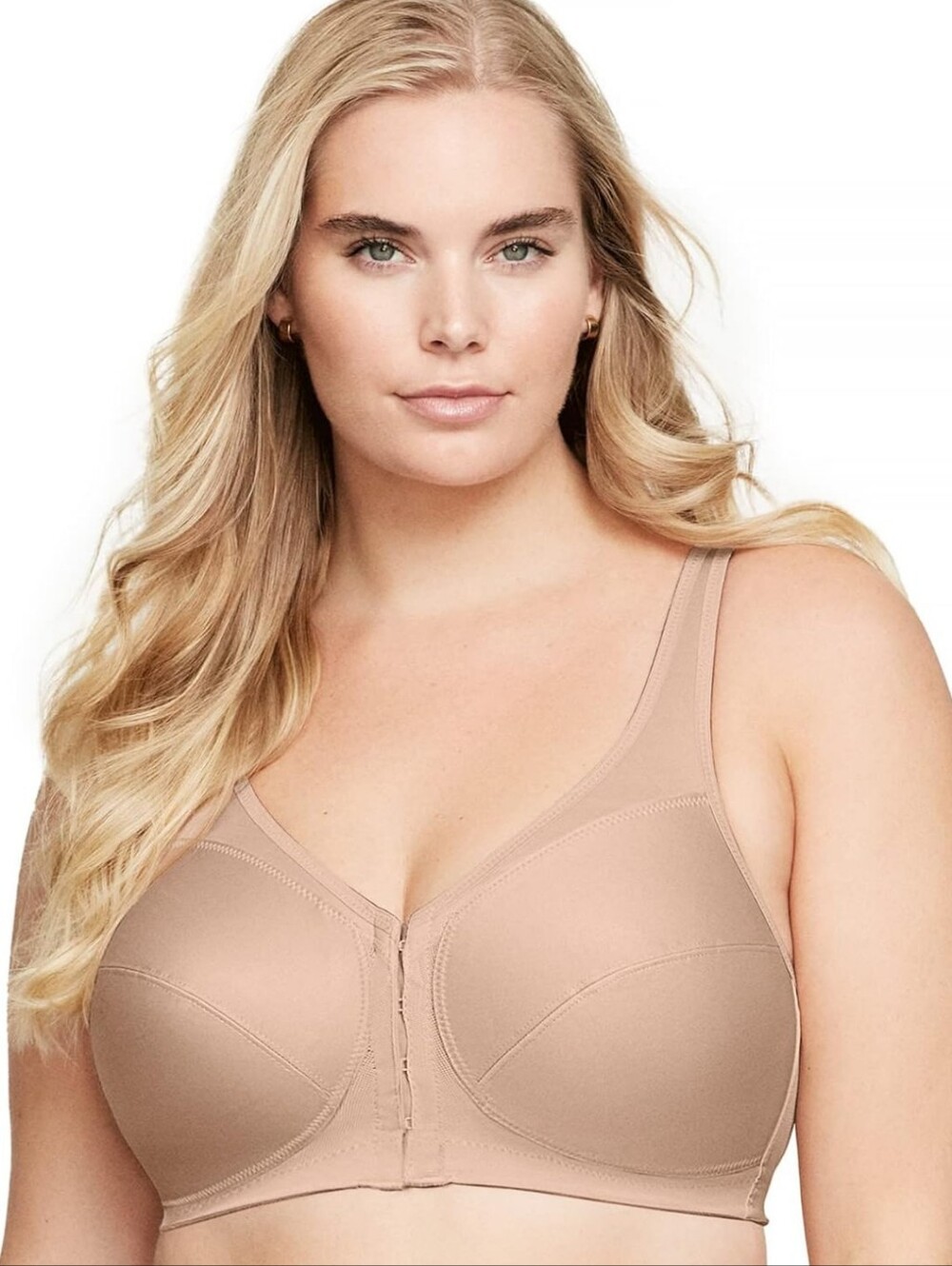 NWOT Glamorise MagicLift Posture Back Bra Wirefree #1265